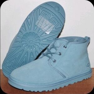 NEW Men's UGG Neumel Chukka Ankle Lite Blue Suede Boots (Size 10)